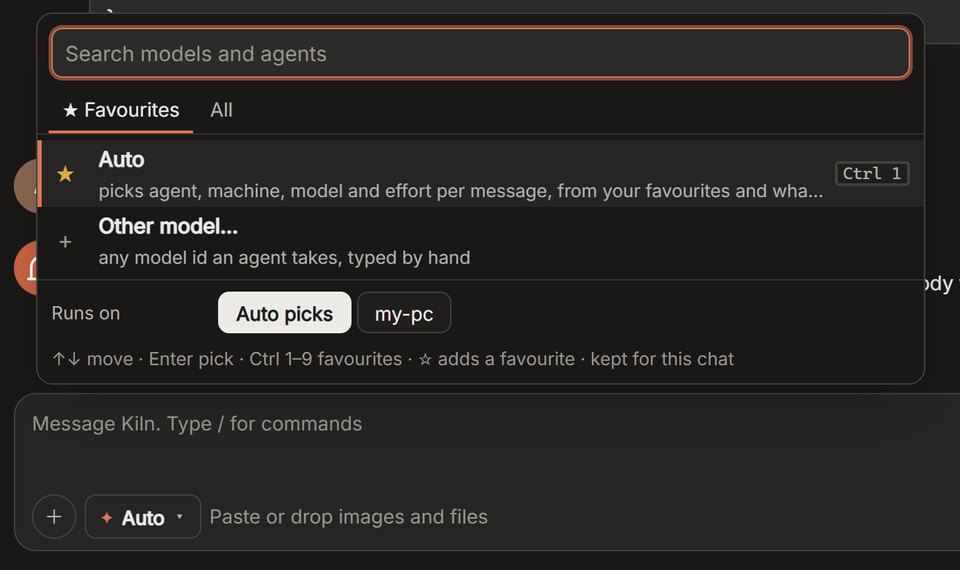 Auto picks the agent